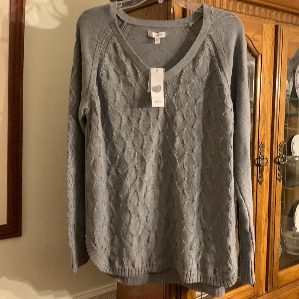 Light Gray Long Sleeve Sweater